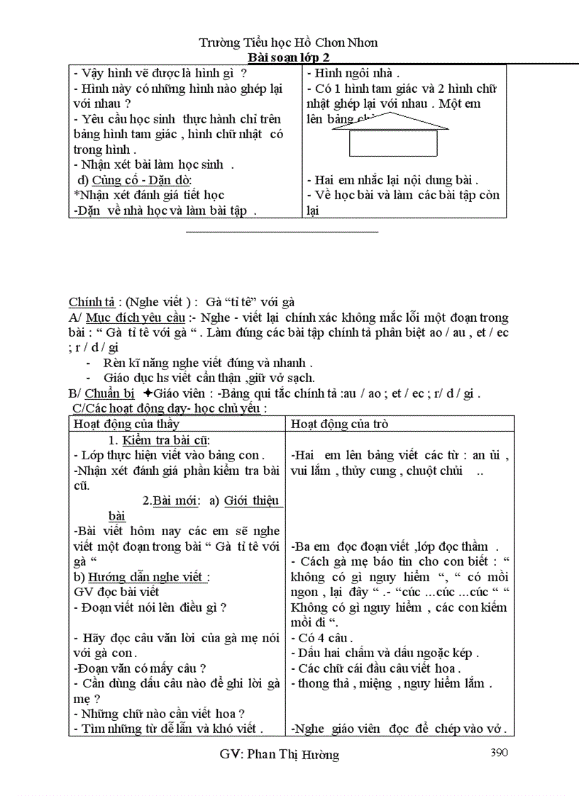 image for page Giáo án tuần 17 lớp 2 CKT
