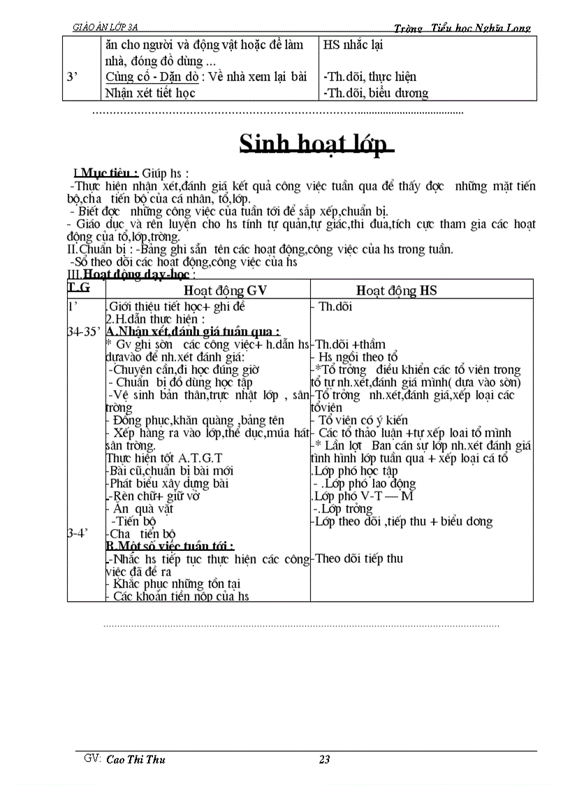 image for page Giáo án Tuần 21 đủ