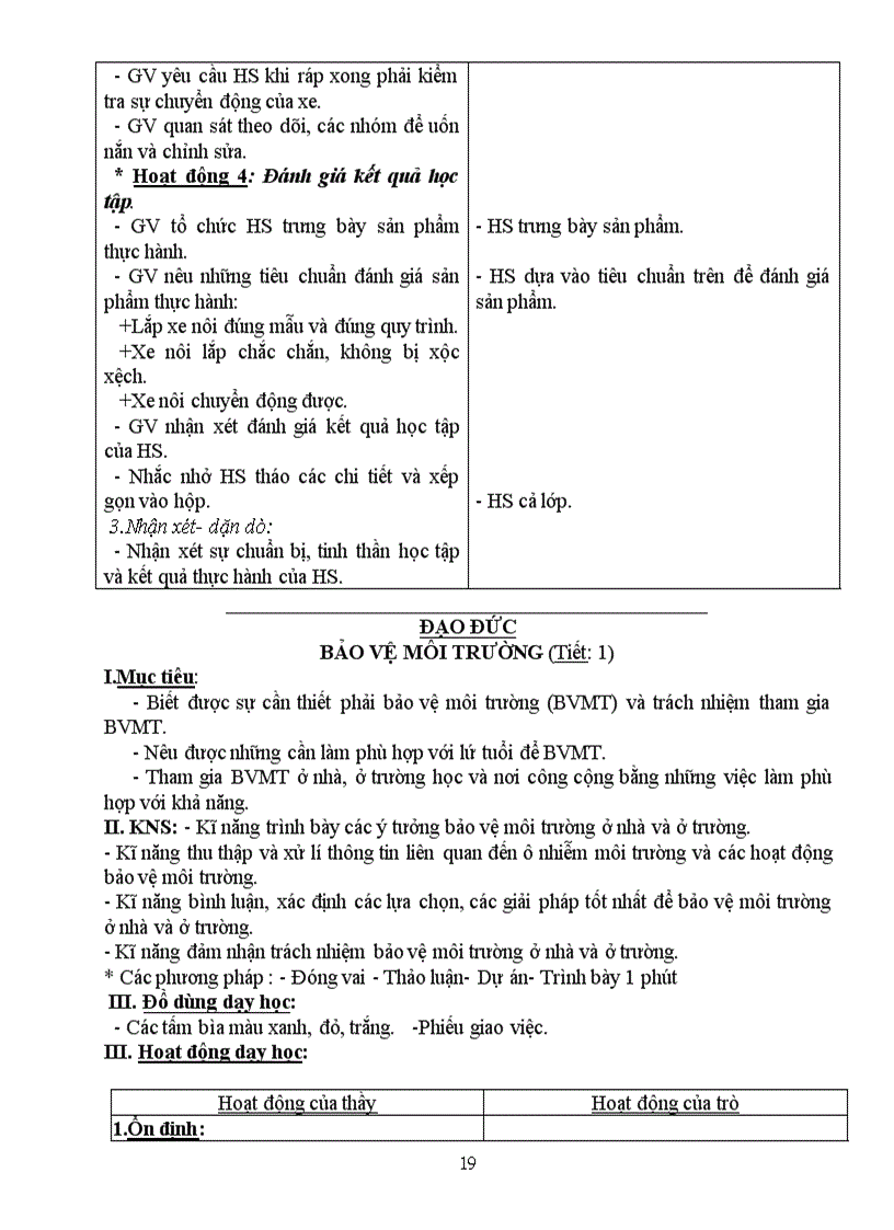 image for page Giáo án tuàn 30 BVMT KNS 2buoi