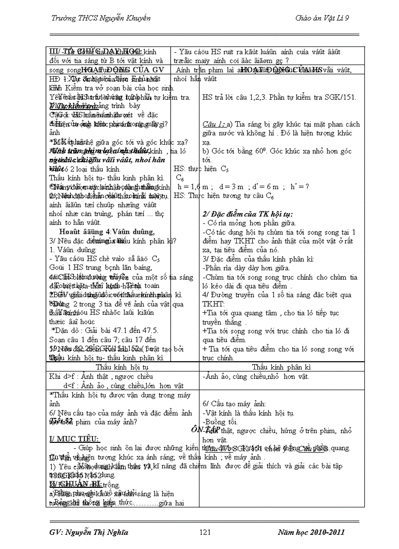 image for page Giáo án Vật lý 9