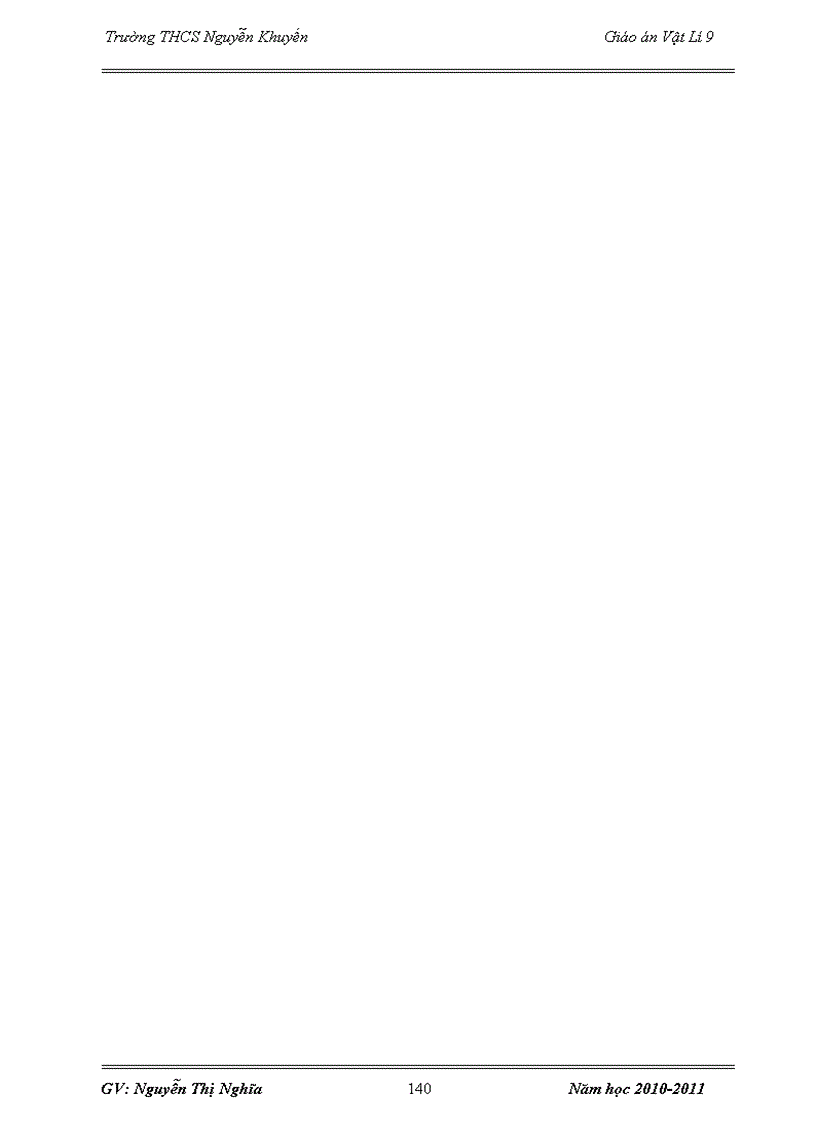 image for page Giáo án Vật lý 9