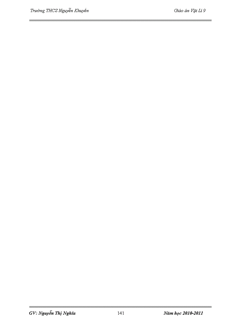 image for page Giáo án Vật lý 9