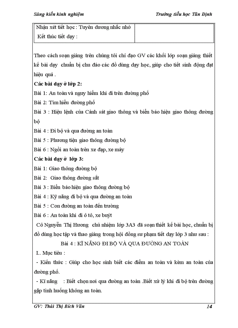 image for page Giáo dục an toàn giao thông trong trường tiểu học