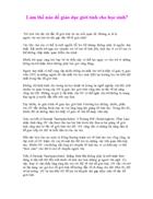 Giáo dục Giới tính cho học sinh