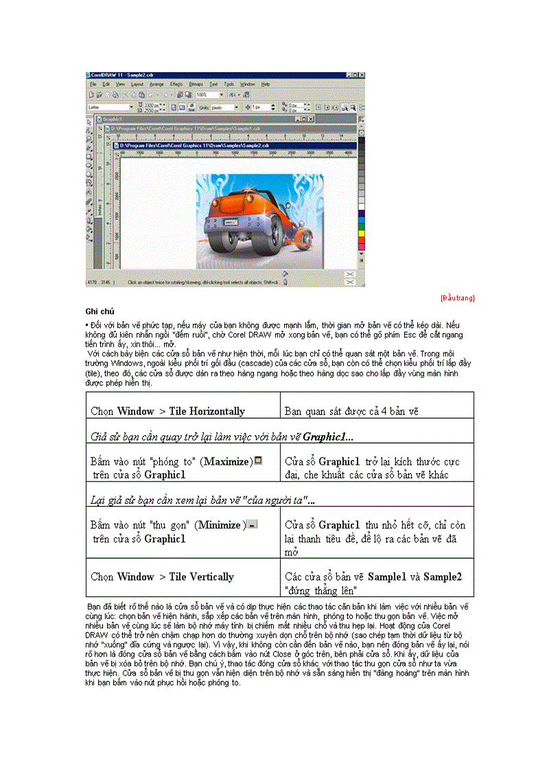 image for page Giáo trình Corel DRAW