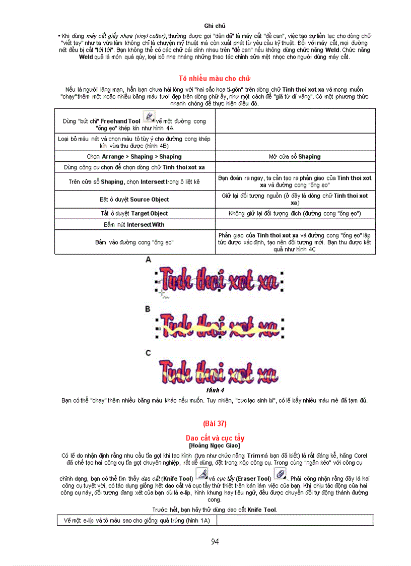 image for page Giáo trình CorelDraw