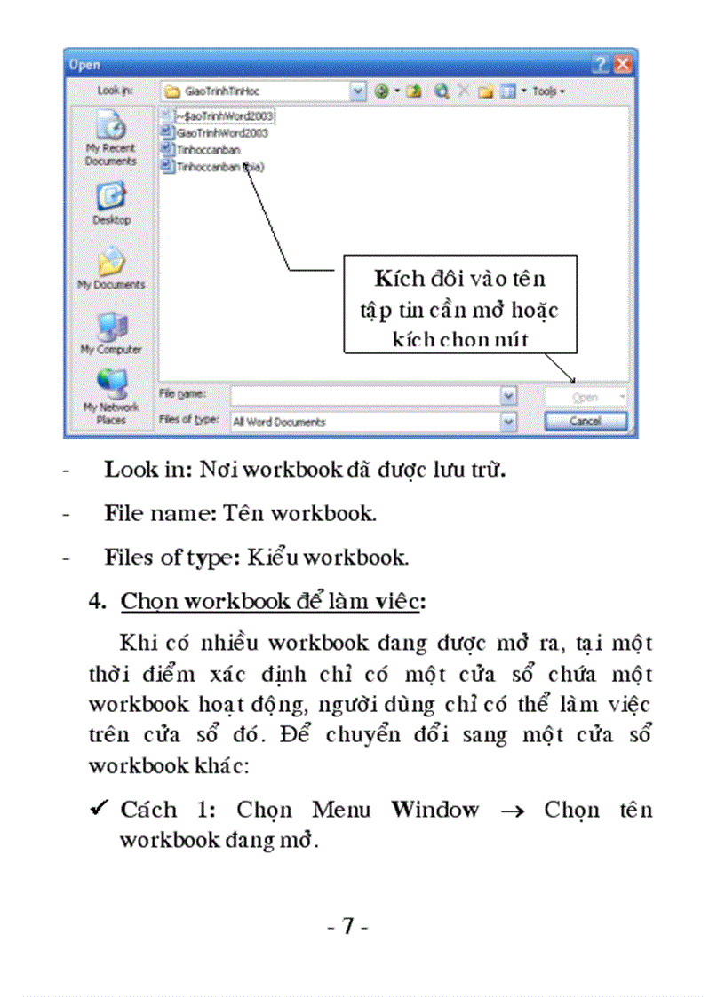 image for page Giao trinh Excel 2003 tron bo Co bai tap doc