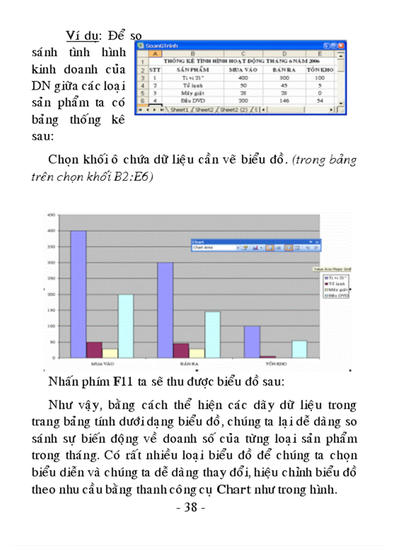 image for page Giao trinh Excel 2003 tron bo Co bai tap doc