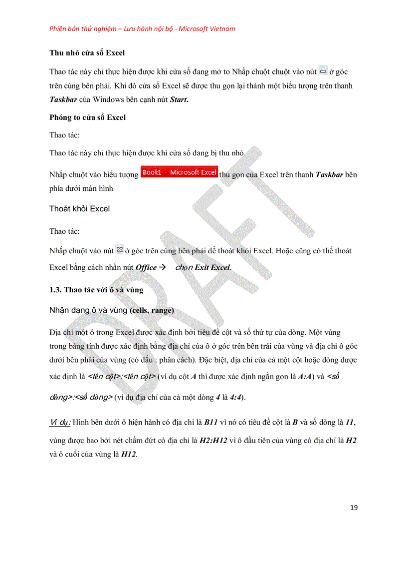 image for page Giáo trình Excel 2010 Microsoft Việt Nam
