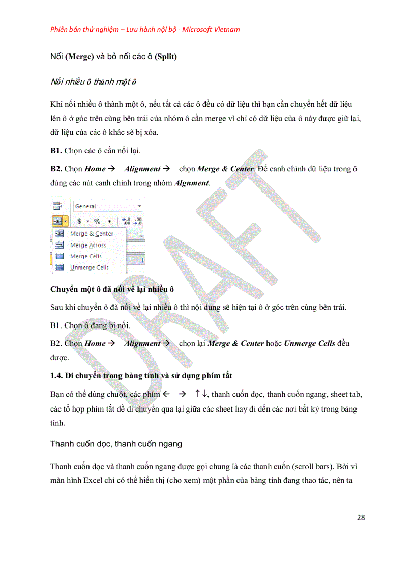 image for page Giáo trình Excel 2010 Microsoft Việt Nam