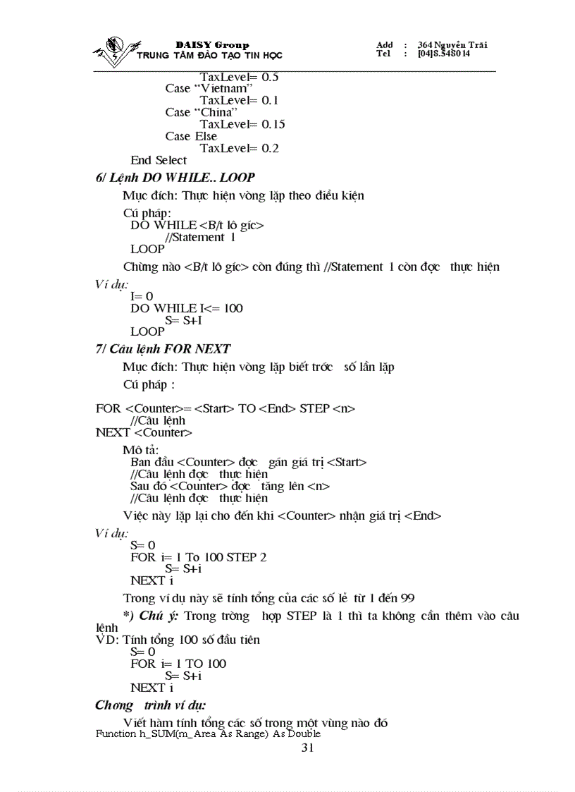 image for page Giao trinh Excel
