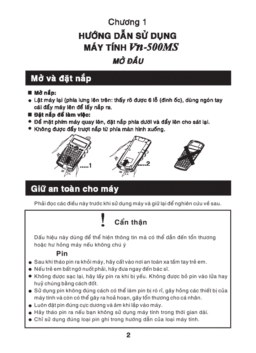 image for page Giáo trình hướng dẫn sử dụng máy casio 500ms