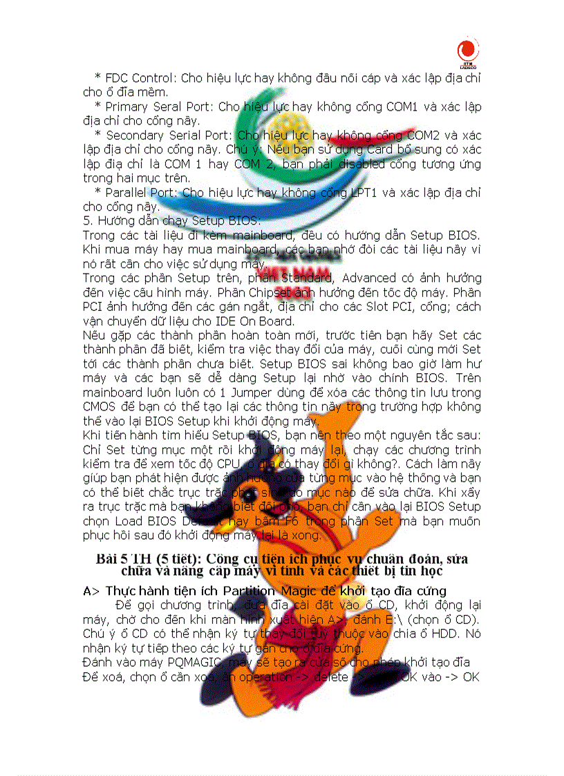 image for page Giáo trình lắp ráp sữa chữa máy tính