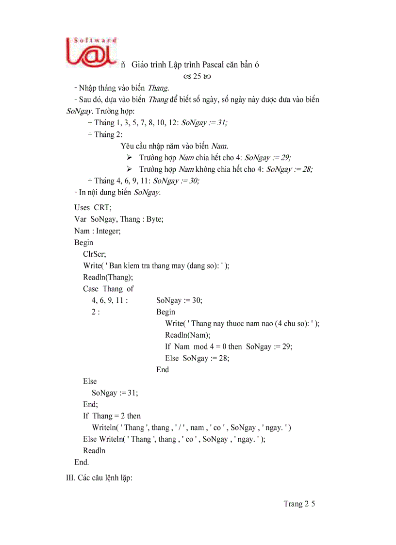 image for page Giáo trình lập trình pascal căn bản