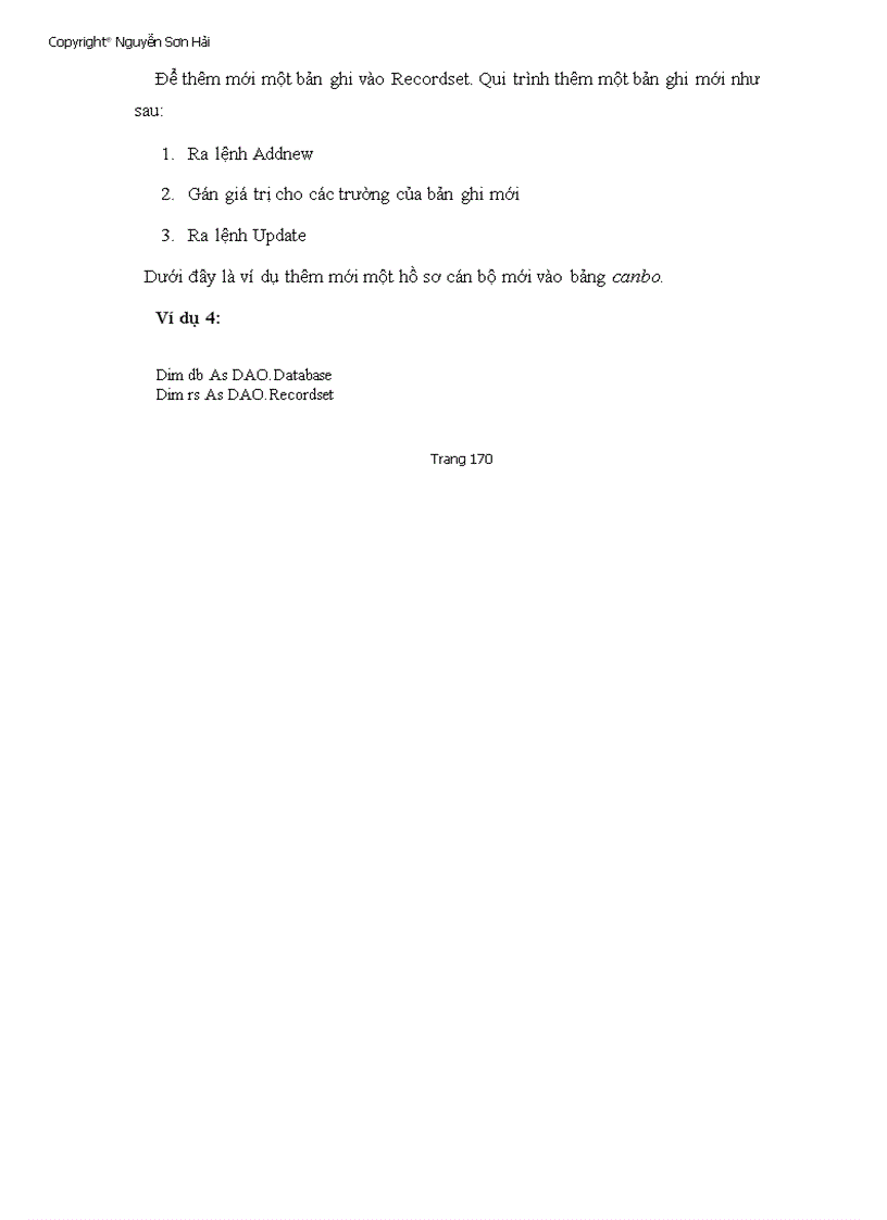 image for page Giao trinh Microsoft Access 2000