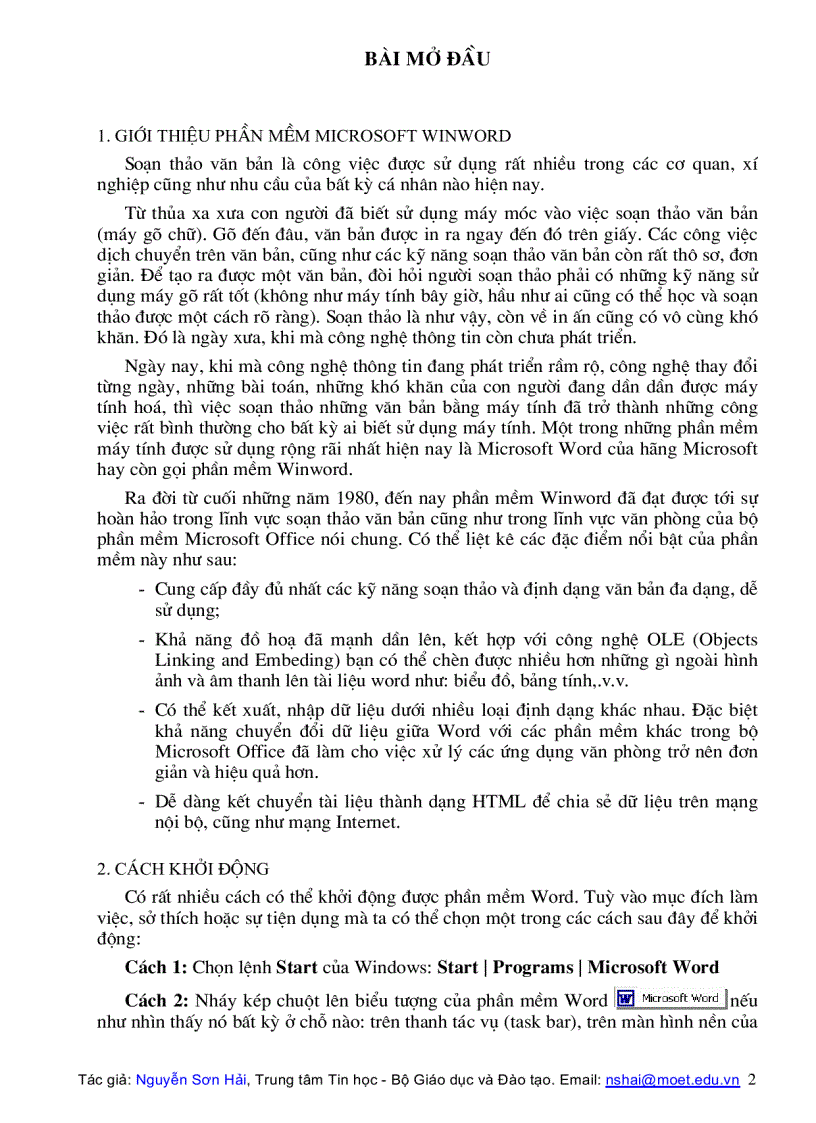 image for page Giáo trình Microsoft Word 2003