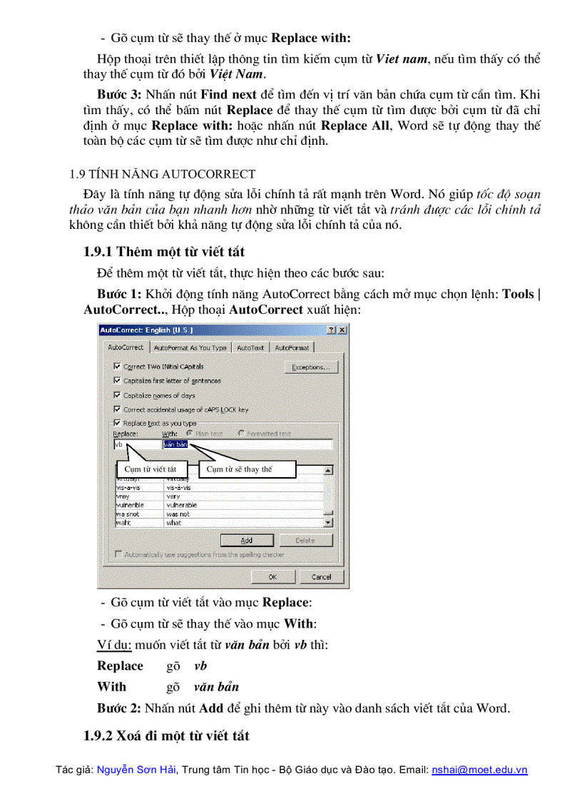 image for page Giáo trình Microsoft Word 2003
