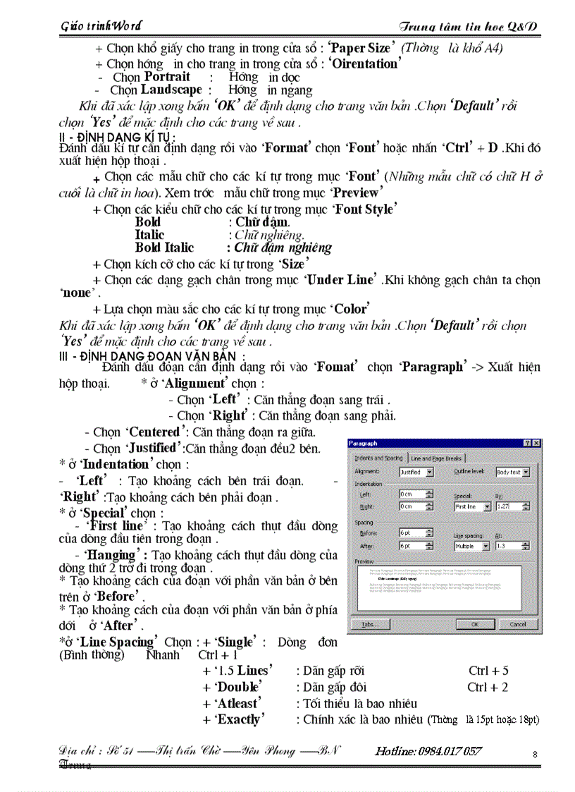 image for page Giáo trình Microsoft Word kèm bài tập thực hành