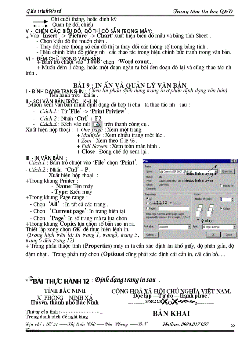 image for page Giáo trình Microsoft Word kèm bài tập thực hành
