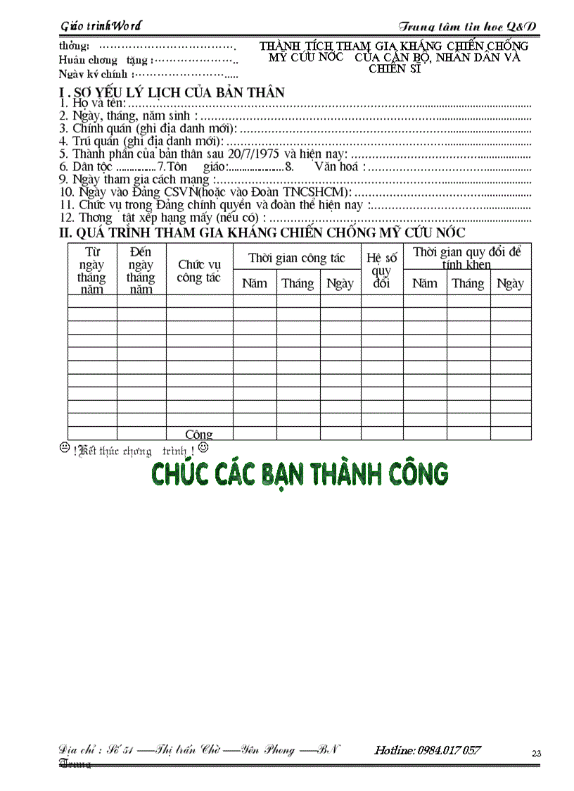 image for page Giáo trình Microsoft Word kèm bài tập thực hành