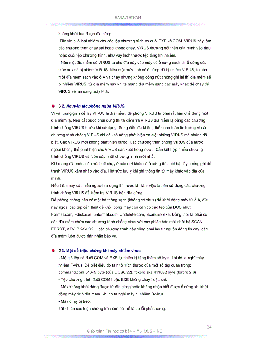 image for page Giáo trình MS DOS