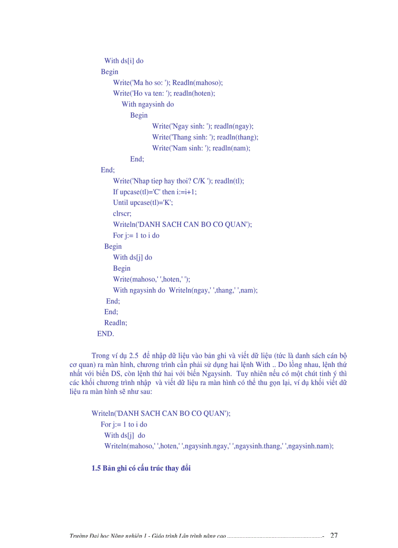 image for page Giáo trình pascal nâng cao