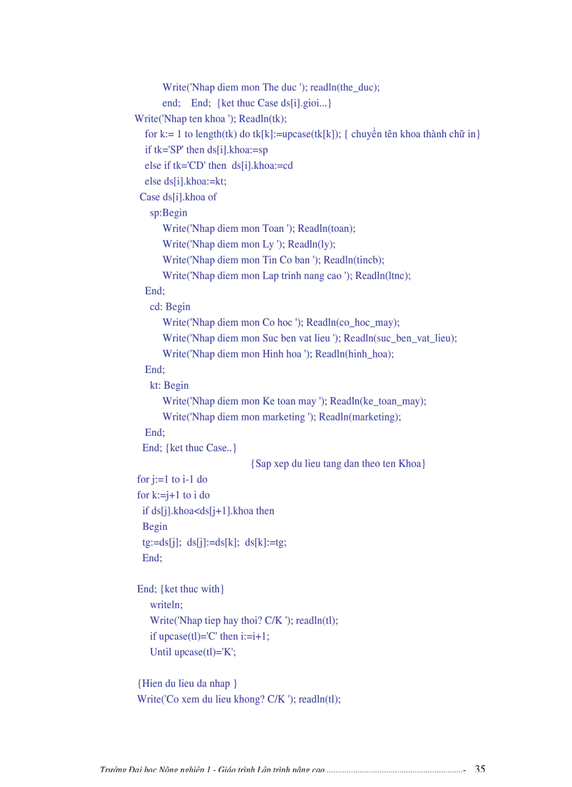 image for page Giáo trình pascal nâng cao