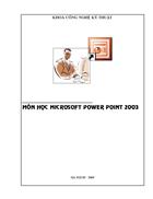 Giáo trình Powerpoint 2003