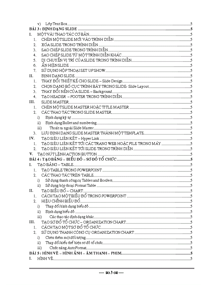 image for page Giáo trình Powerpoint 2003