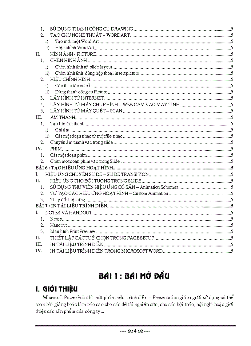 image for page Giáo trình Powerpoint 2003