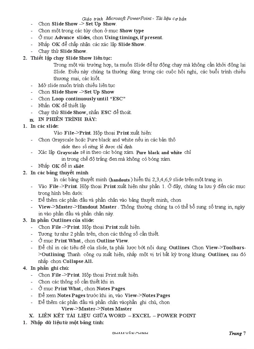 image for page Giáo trình Powerpoint MinhhoaStyle Content