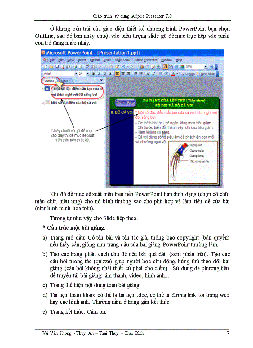 image for page Giáo trình Presenter 7 0 để thiết kế E learning