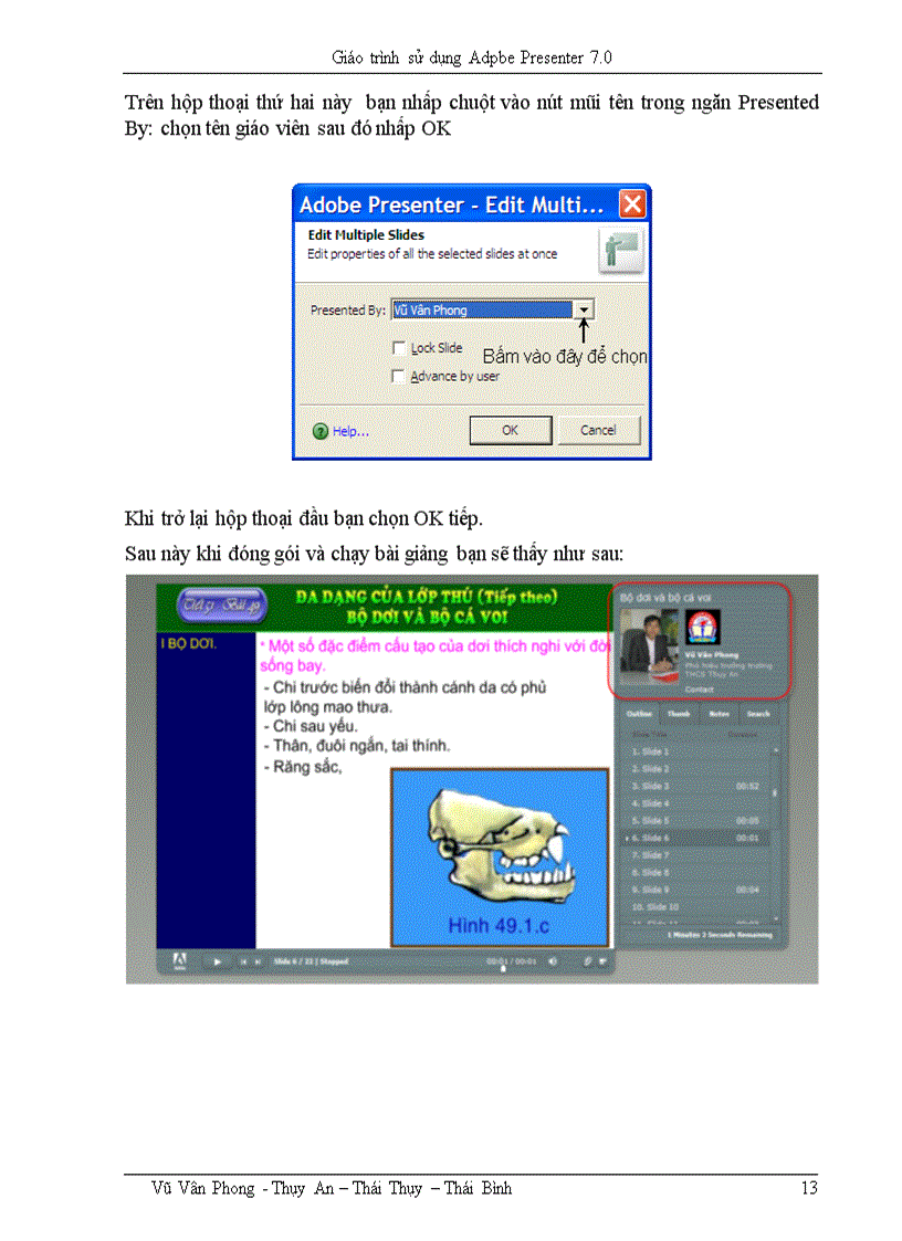 image for page Giáo trình Presenter 7 0 để thiết kế E learning
