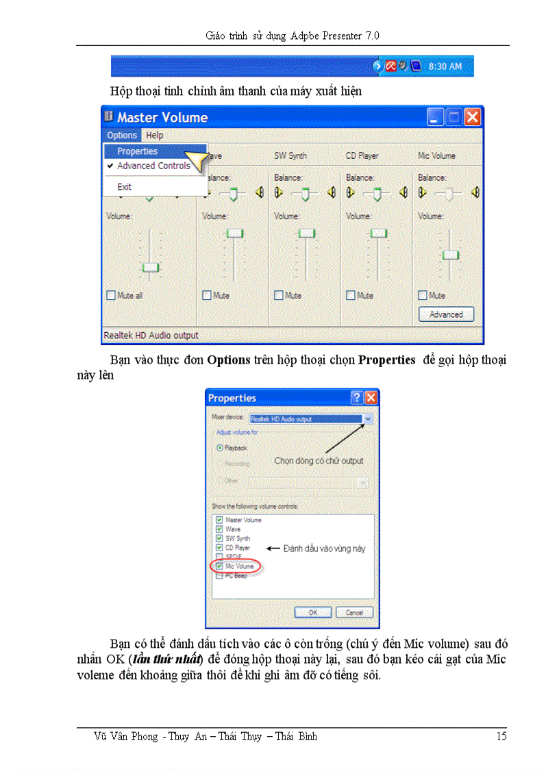 image for page Giáo trình Presenter 7 0 để thiết kế E learning