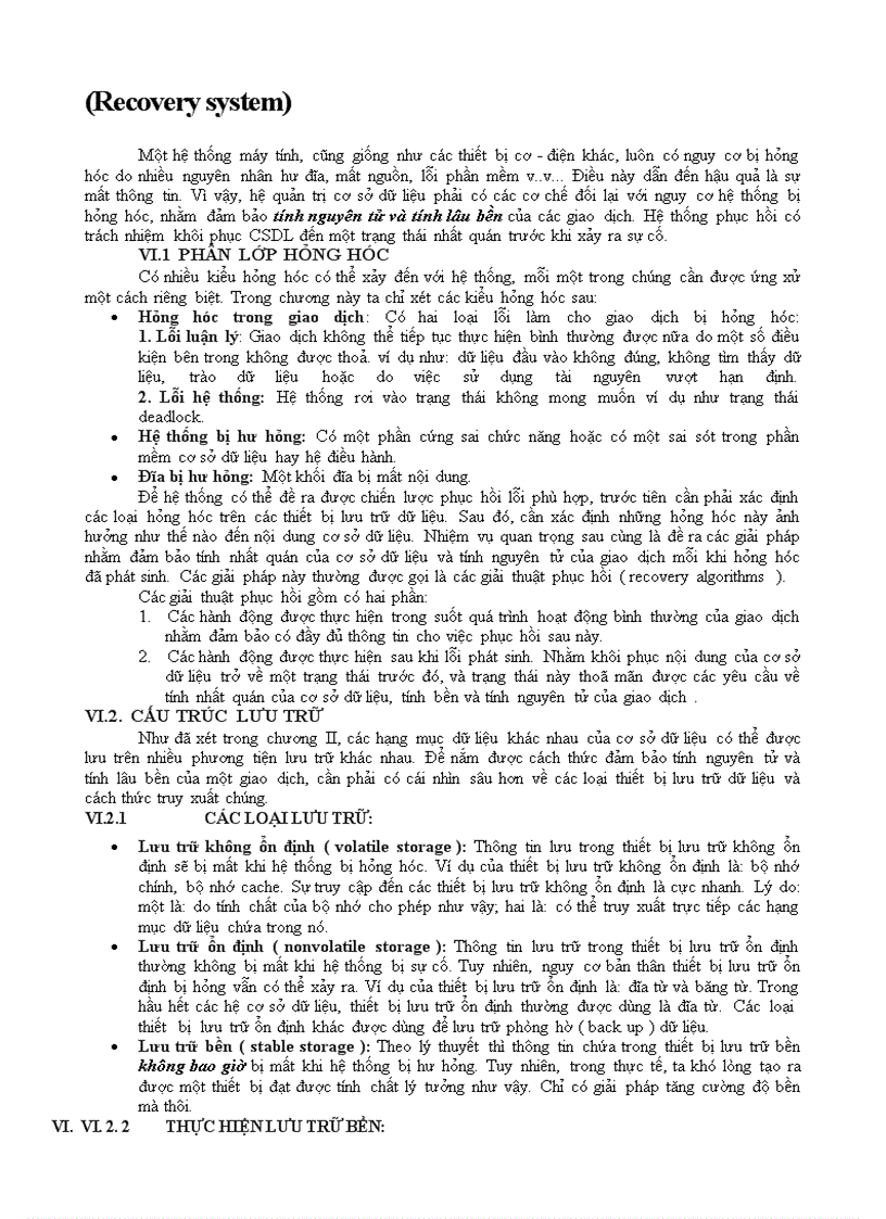 image for page Giáo trình Quản trị CSDL