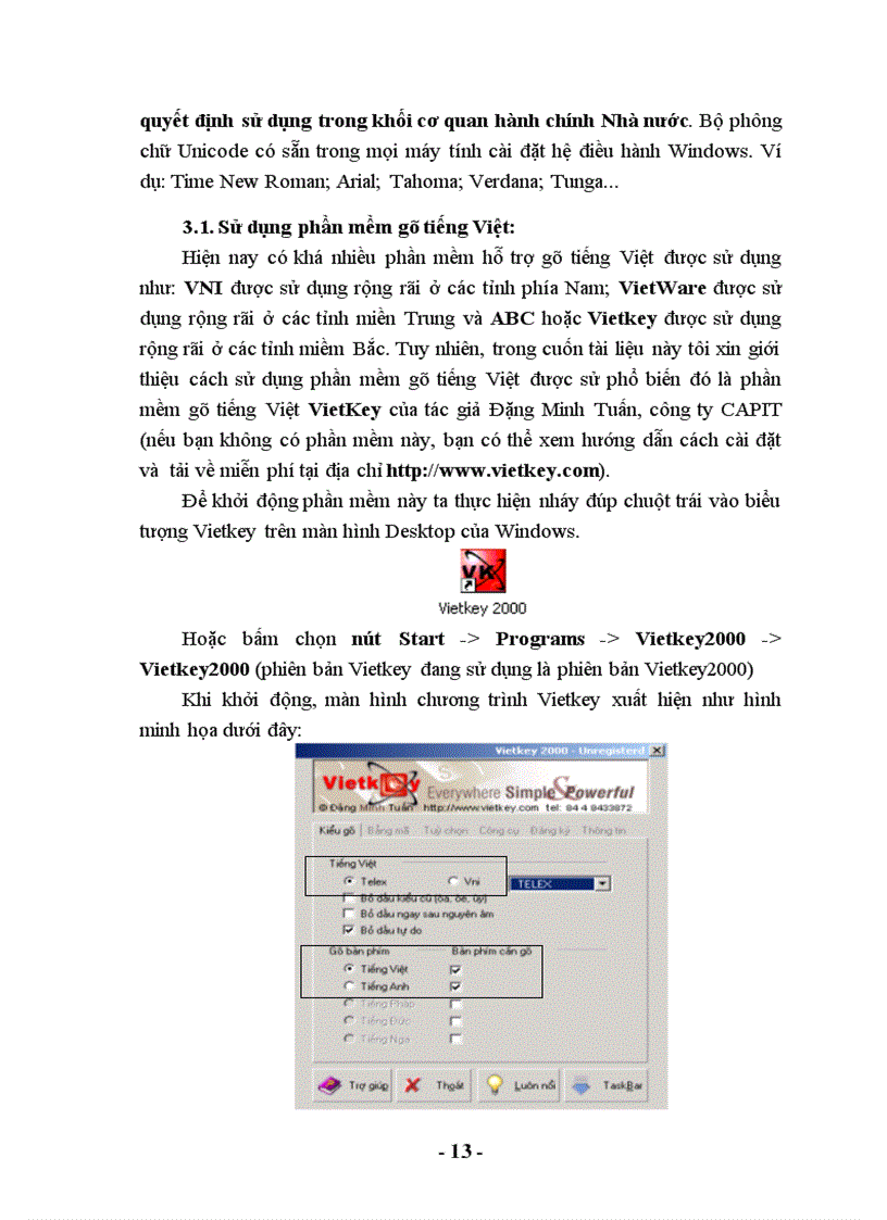 image for page Giáo trình soạn thảo văn bản Word 2003