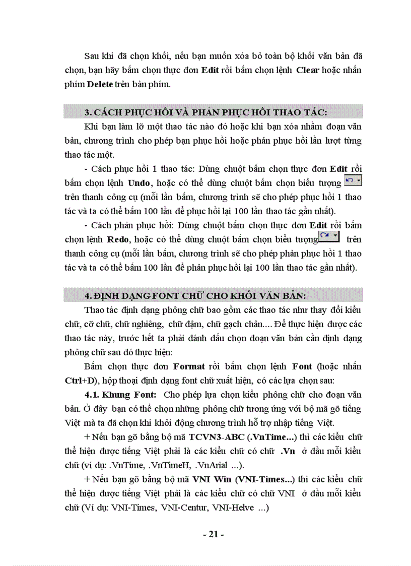 image for page Giáo trình soạn thảo văn bản Word 2003
