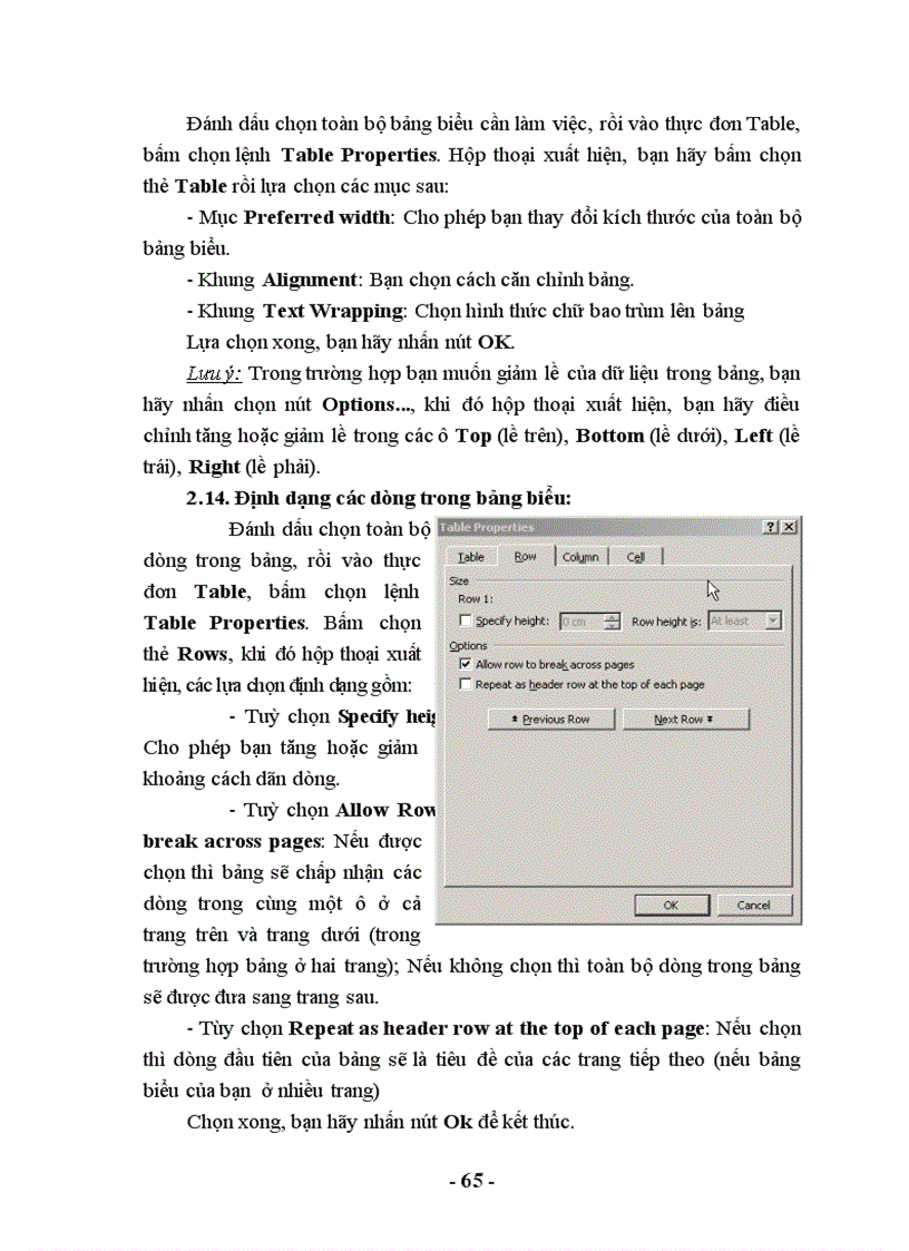 image for page Giáo trình soạn thảo văn bản Word 2003