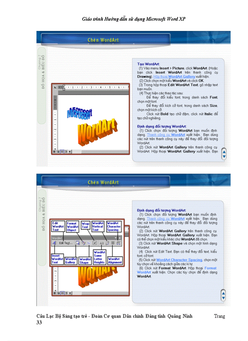 image for page Giáo trình sử dụng Word XP