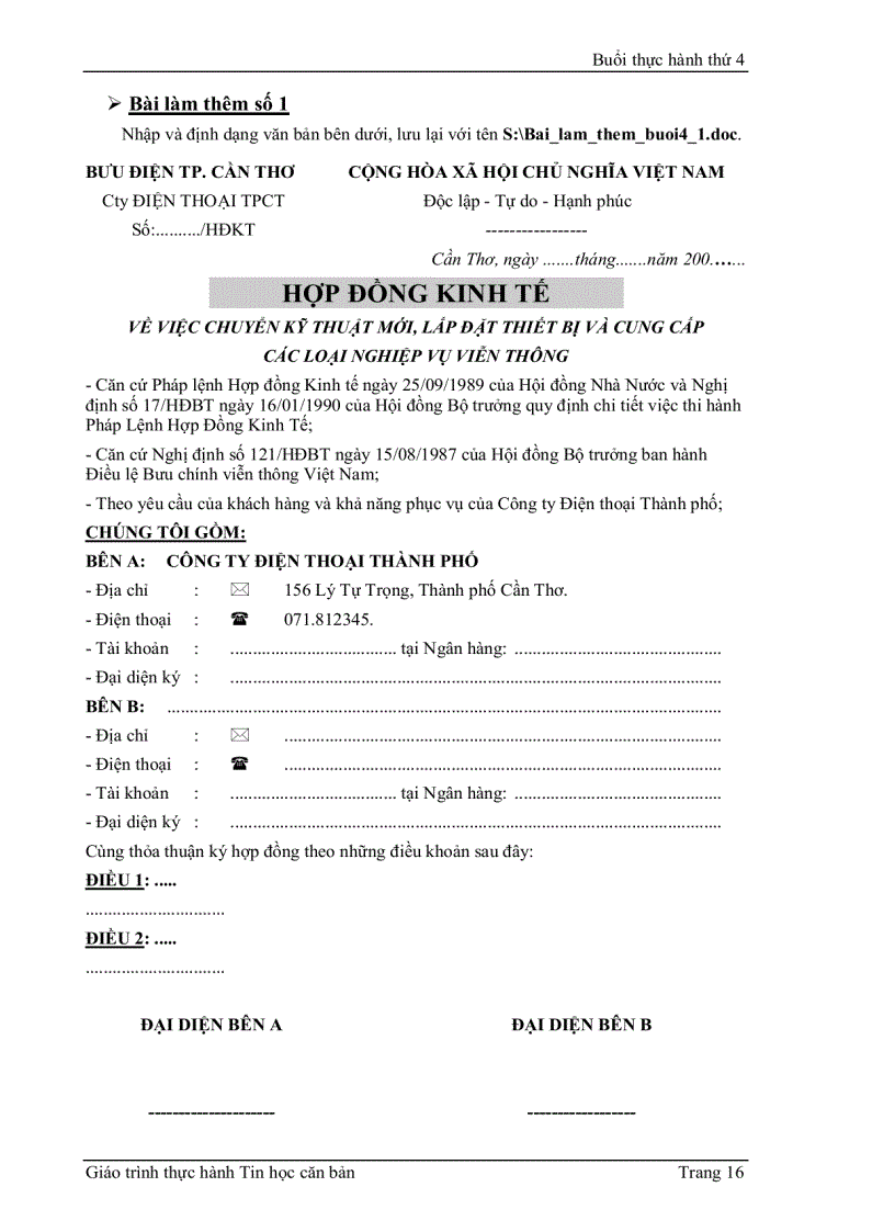 image for page Giáo trình Thực hành tin học cơ bản