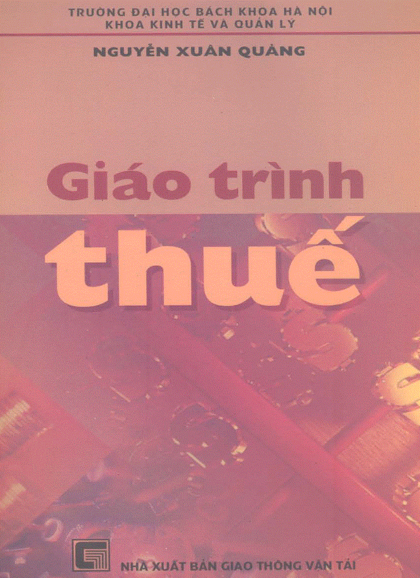 image for page Giáo trình thuế