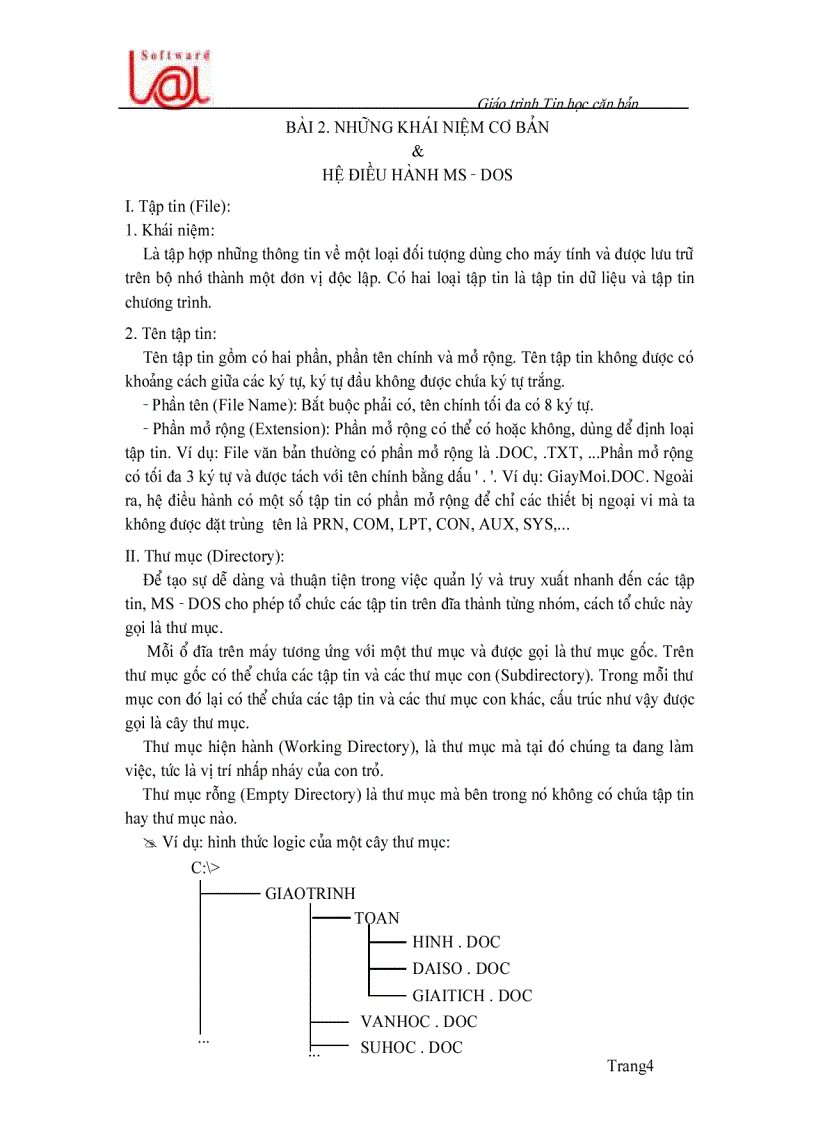 image for page Giao trinh tin hoc can ban 2