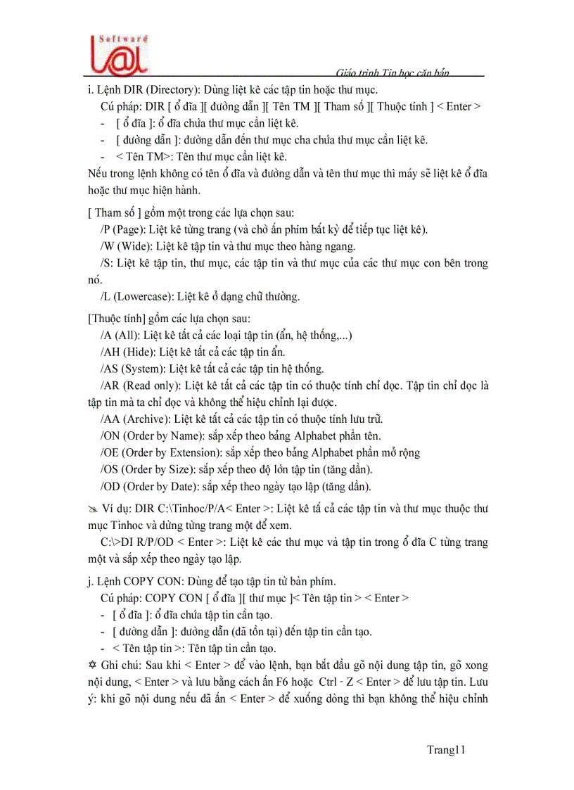 image for page Giao trinh tin hoc can ban 2