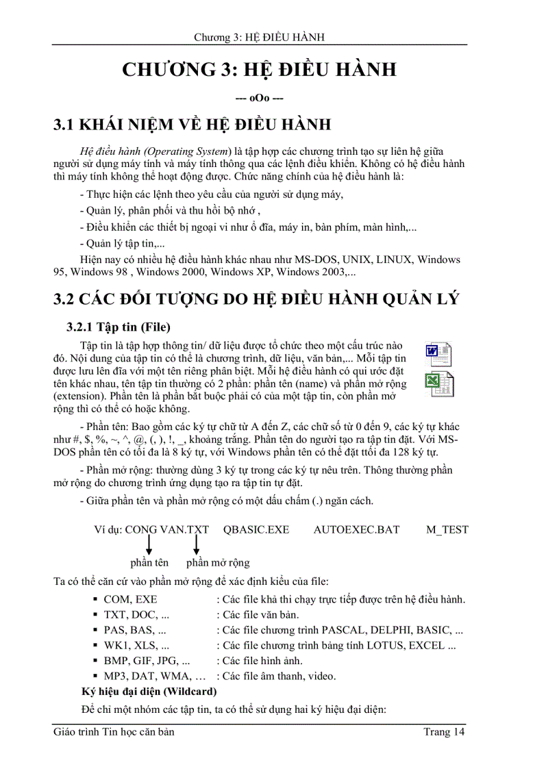 image for page Giáo trình tin học căn bản