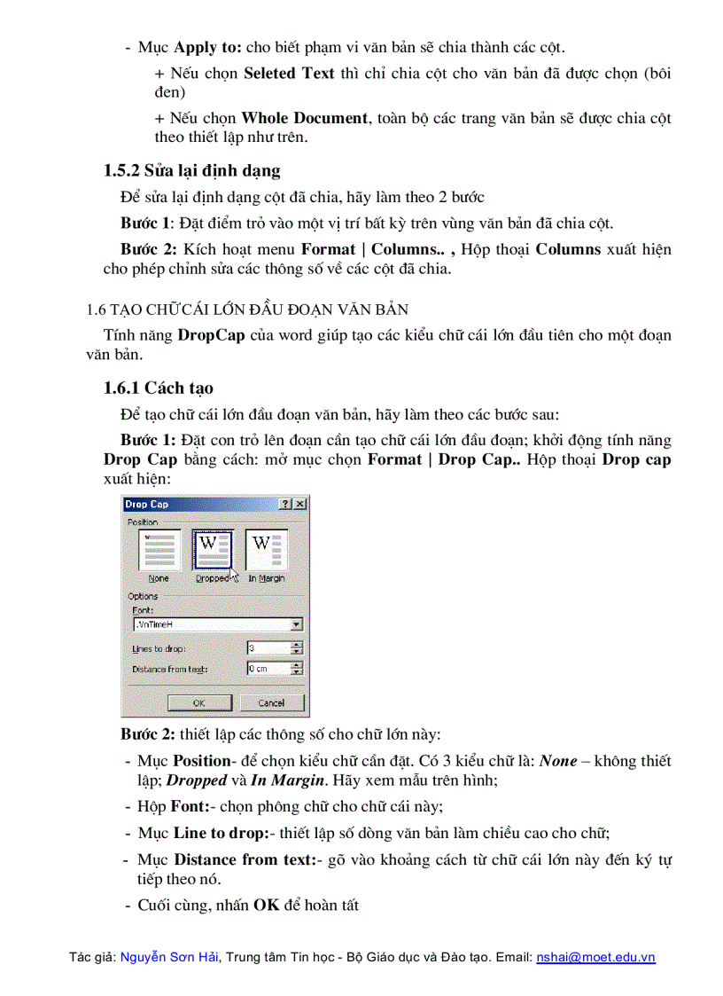 image for page GIAO TRINH TIN HOC VAN PHONG Word