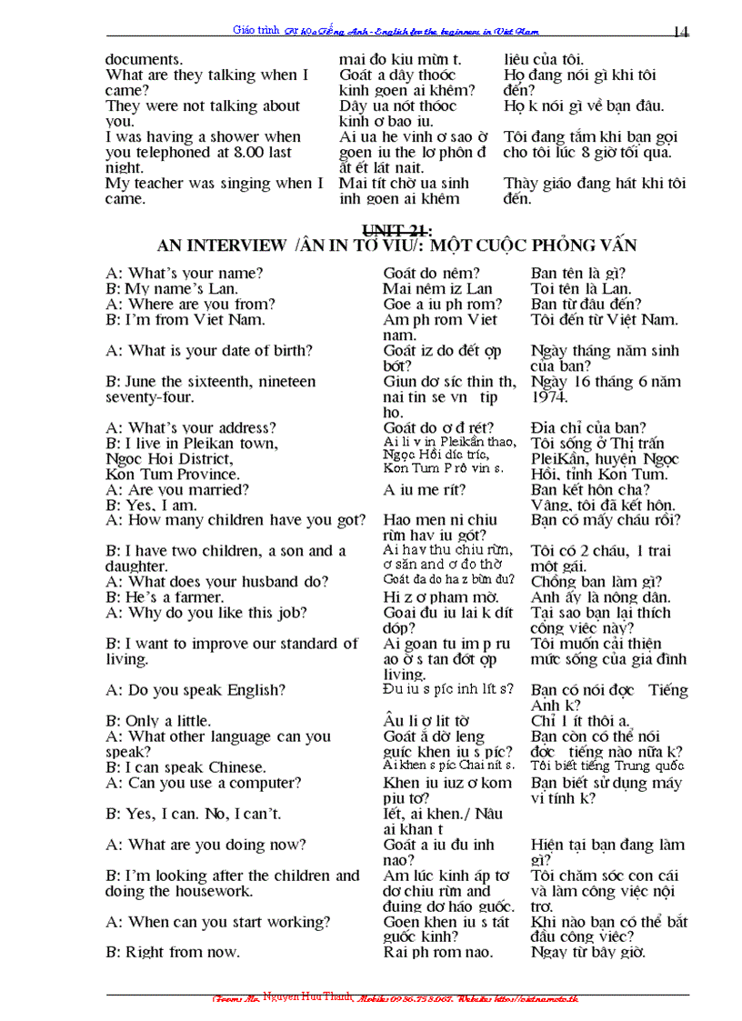 image for page Giao trinh Tu hoc Tieng Anh