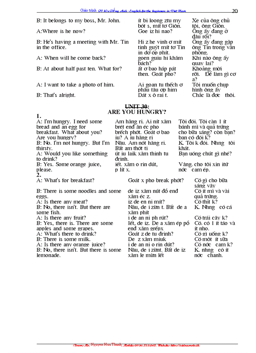 image for page Giao trinh Tu hoc Tieng Anh