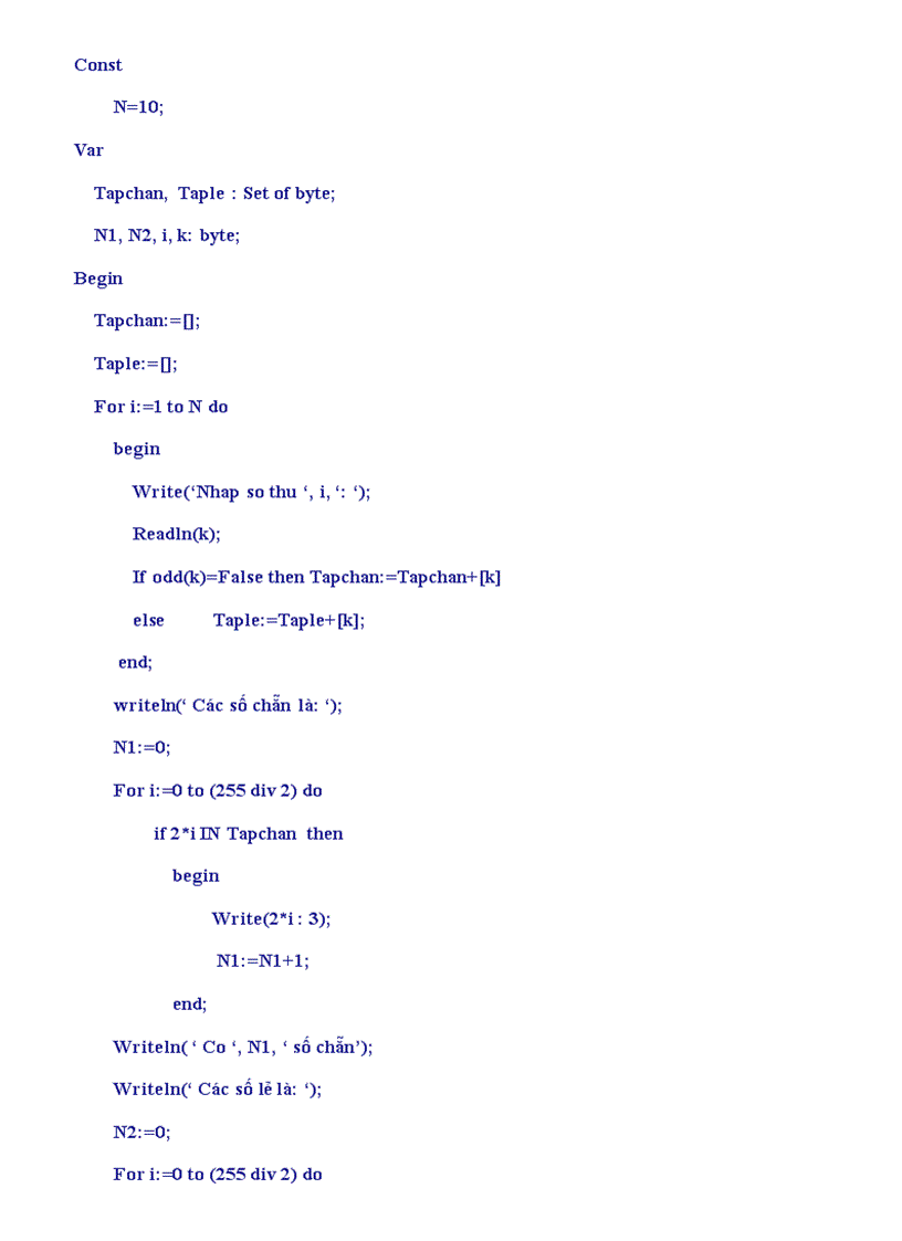 image for page Giáo trình turbo pascal