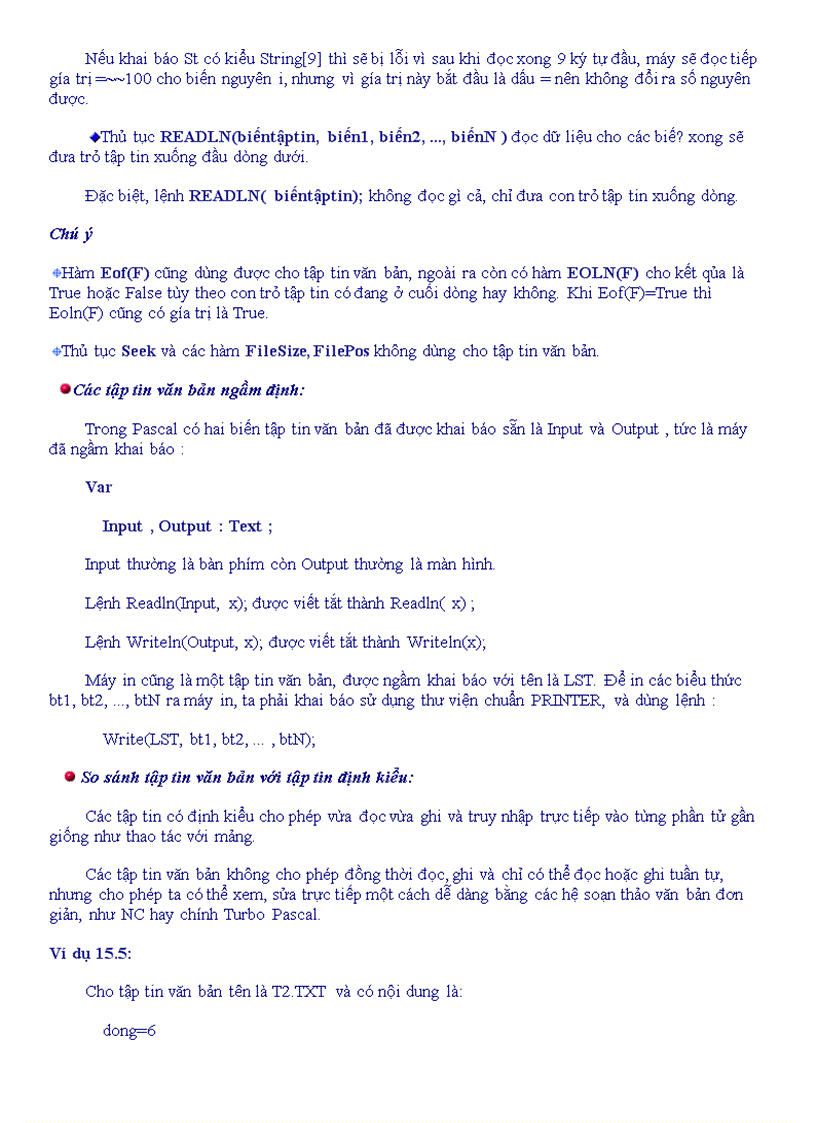 image for page Giáo trình turbo pascal