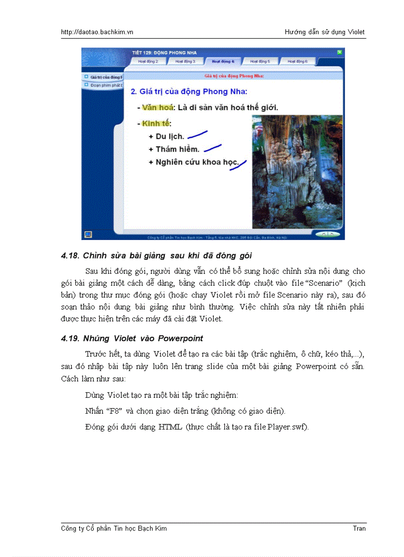 image for page Giáo trình Violet